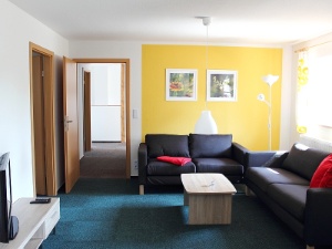 Wohnfläche 78 qm im Obergeschoss<br> 2 separate Schlafräume mit je 2 Betten Wohnfläche 78 qm im Obergeschoss<br> 2 separate Schlafräume mit je 2 Betten